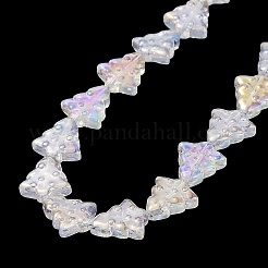 Transparent Electroplate Glass Beads Strands&nbsp;EGLA-C002-AB02