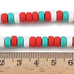 Christmas Handmade Polymer Clay Beads Strands&nbsp;CLAY-F006-01B