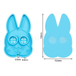 Rabbit Mask Silicone Molds&nbsp;DIY-CJC0001-30