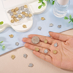 40Pcs 2 Colors 304 Stainless Steel Charms&nbsp;STAS-TA0003-43