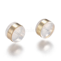 Brass Rings Silicone Ear Nuts&nbsp;SIL-N003-03LG