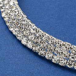 Crystal Rhinestone Choker Necklaces&nbsp;LS-NJEW-L176-02S
