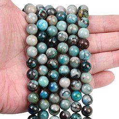 Natural Chrysocolla Beads Strands&nbsp;G-K405-B01-10mm