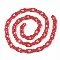 Opaque Acrylic Cable Chains&nbsp;SACR-N010-002F