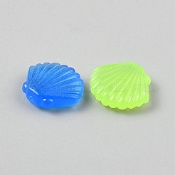 蓄光アクリルビーズ  混合図形  穴なし/ドリルなし  ミックスカラー  12~17x11~16.5x4~6.5mm  約601個/320g&nbsp;OACR-WH20006-11A