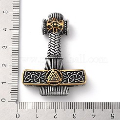 Ion Plating(IP) Viking 304 Stainless Steel Pendants&nbsp;STAS-D014-07AG