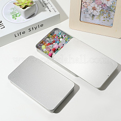 2Pcs Slide Top Tinplate Trinket Storage Boxes&nbsp;CON-SP0001-22B-02
