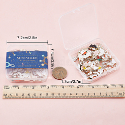 48Pcs 12 Style Alloy Enamel Pendants&nbsp;ENAM-SC0002-83