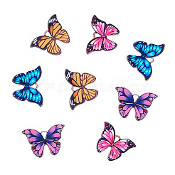 Light Gold Plated Alloy Enamel Pendants&nbsp;PALLOY-CJ0007-02