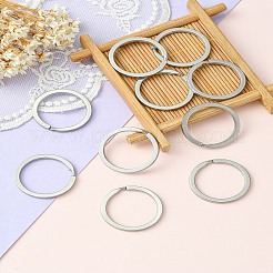 304 Stainless Steel Keychain Clasp Findings&nbsp;STAS-YW0001-80