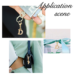 52Pcs 2 Colors Alloy Rhinestone Pendant Decorations&nbsp;HJEW-FH00323