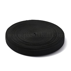 伸縮性のある幅広バンド  フラット  ブラック  20mm&nbsp;EC-WH0013-30