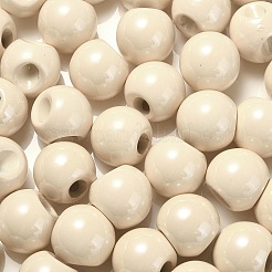 Opaque Acrylic Beads&nbsp;OACR-G012-01B
