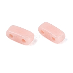 オペークアクリルスライドチャーム  長方形  ミスティローズ  2.3x5.2x2mm  穴：0.8mm&nbsp;OACR-Z010-02Q