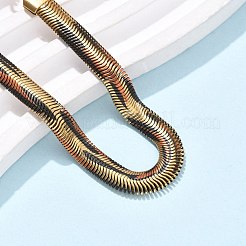 304 Stainless Steel Snake Chain Bracelets for Women&nbsp;BJEW-C103-02G