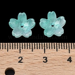 Dyed & Heated Glass Bead Caps&nbsp;GLAA-Z019-03M
