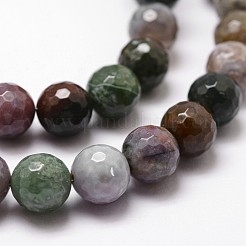 Natural Indian Agate Beads Strands&nbsp;G-D840-51-8mm