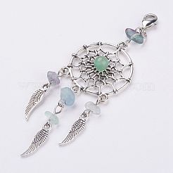 Natural Chip Gemstone Pendant Decorations&nbsp;X1-HJEW-JM00274