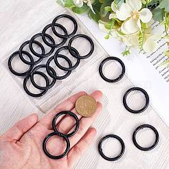 18Pcs Zinc Alloy Spring Gate Rings&nbsp;FIND-SP0001-39