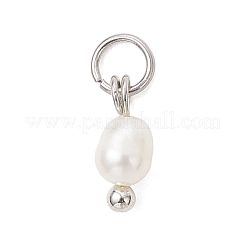 Natural Cultured Freshwater Pearl Pendants&nbsp;PALLOY-JF05171-02