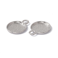 Rack Plating Alloy Pendant Cabochon Settings&nbsp;FIND-I030-09P