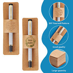 Rectangle Kraft Bookmark Sleeves&nbsp;AJEW-WH0041-42