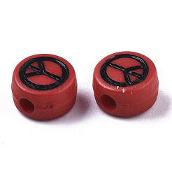 Opaque Acrylic Beads&nbsp;X-MACR-N008-20A