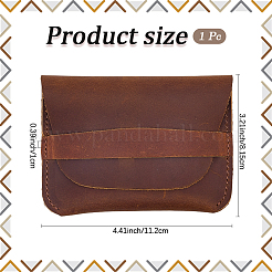 Cowhide Name Card Holders&nbsp;AJEW-WH20020-445A
