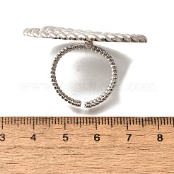 Brass Cuff Rings for Women&nbsp;RJEW-Q008-03P