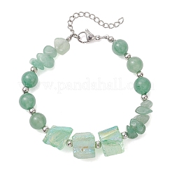 Natural Green Aventurine Beaded Bracelets for Women&nbsp;BJEW-TA00713-03
