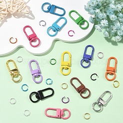22Pcs Zinc Alloy Baking Paint Swivel Snap Hook Clasps&nbsp;FIND-YW0010-50