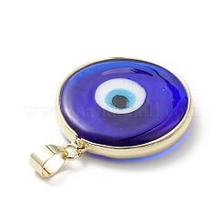 Handmade Evil Eye Lampwork Pendants&nbsp;LAMP-F031-03G-02