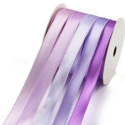 10m 5色ポリエステルリボン  ギフト包装用  蘭  3/8インチ（10mm）  2m /カラー&nbsp;X1-OCOR-Q026-03C
