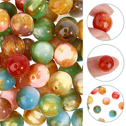 75Pcs Transparent Resin Beads&nbsp;RESI-PA0001-36
