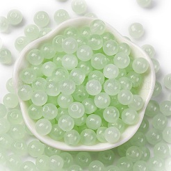 Imitation Jade Glass Seed Beads&nbsp;SEED-Z004-J8MM-09