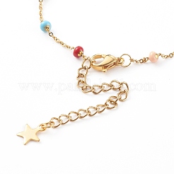 Stainless Steel Satellite Chain Anklets&nbsp;AJEW-AN00422