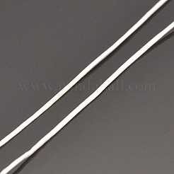 フラット弾性クリスタルストリング  弾性ビーズ糸  ストレッチブレスレット作り用  ホワイト  0.5mm  約546.8ヤード（500m）/ロール&nbsp;EW-J002-0.5mm-13