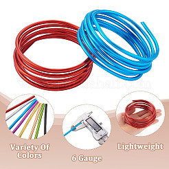 8 Roll 8 Colors Round Aluminum Wire&nbsp;AW-FW0001-03