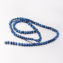 Electroplate Non-magnetic Synthetic Hematite Bead Strands&nbsp;G-F300-33B-05