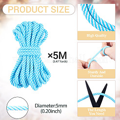 5M Polyester Twisted Round Cord&nbsp;OCOR-TA0003-90B