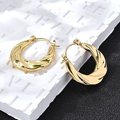 304 Stainless Steel Hoop Earrings for Women&nbsp;EJEW-L296-070G
