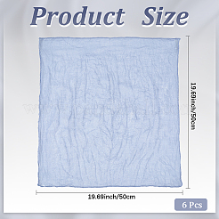 Wrinkled Polyester Dinner Cloth Napkins&nbsp;AJEW-WH20020-115C