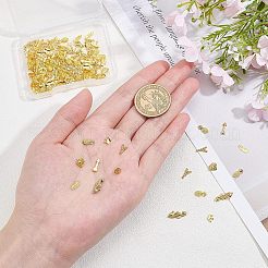 合金カボション  エポキシ樹脂は充填アクセサリーを供給します  樹脂ジュエリーのために  混合図形  ゴールドカラー  120個/箱&nbsp;PALLOY-OC0002-31G