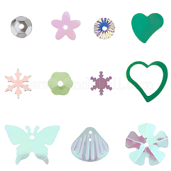 100G Plastic Sequins Beads&nbsp;PVC-CP0001-01C