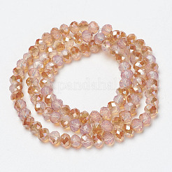 Electroplate Glass Beads Strands&nbsp;EGLA-A034-J2mm-J03
