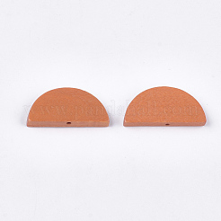 Painted Natural Wood Beads&nbsp;WOOD-T021-05B-09