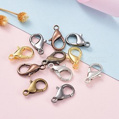 亜鉛合金カニカン  オウムトリガークラスプ  ミックスカラー  ミックスカラー  14x8mm  穴：1.8mm&nbsp;X-E105-M