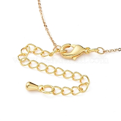 Glass Pendant Necklaces&nbsp;NJEW-JN02586-01