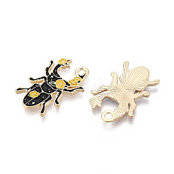 Alloy Enamel Pendants&nbsp;ENAM-N062-08KCG