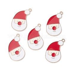 Christmas Alloy Enamel Pendants&nbsp;ENAM-O053-02KCG